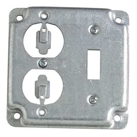 4 x 2 inch electrical box cover|4 square box outlet cover.